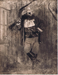 R HENDRICKSON Large Vintage Original Photo CARIBBEAN PIRATE SWASHBUCKLER R207