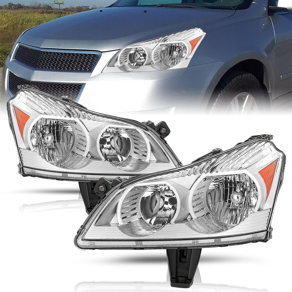 Fits for 2009 2010 2011 2012 Chevy Traverse Headlight Replacement | LS/LT Haloge
