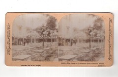 Stereoscopy The finest of all German Beer Gardens / Berlin
