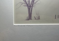 BILL COLEMAN Amish Print # 68 Signed & Numbered 148/300 24″ x 10 1/2″