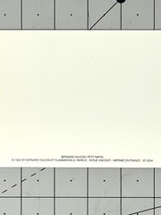 BERNARD FAUCON, PETIT MATIN Art Print Card 1992 – 4.25” x 6”