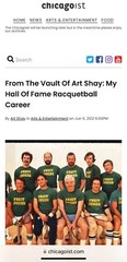 Art Shay «Racquetball» – Inscribed By The Photographer; Vintage, shot circa 1980