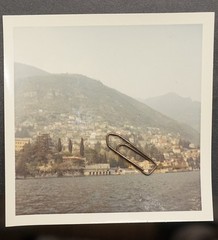 Photo View 1966 Moltrasio Lake Como Italy Color Building Lombardy Picture Old