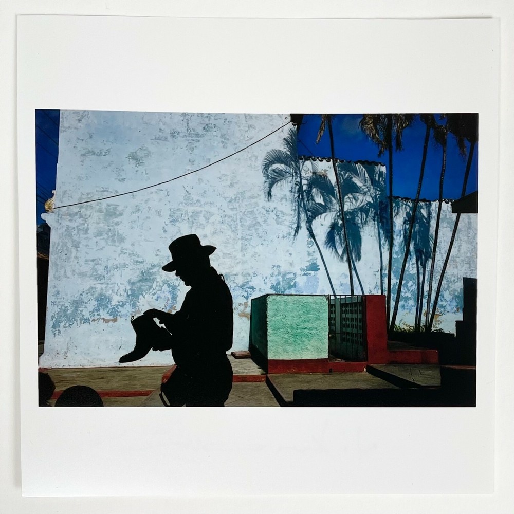 RARE Nikos Economopoulos SIGNED Magnum Print 6″ x 6″ Trinidad Cuba 2015