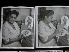 Vtg 1950s Indigenous Plate Painting Photograph Lot of 10 B&W + Negatives CA