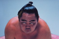 JAPANESE SUMO WRESTLER PHOTOGRAPH DIGITAL C PRINT EXTRA LARGE