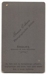 Photograph Franz Erkens, Steglitz, Schlossstr. 85, Portrait Mother Showing Her Ne