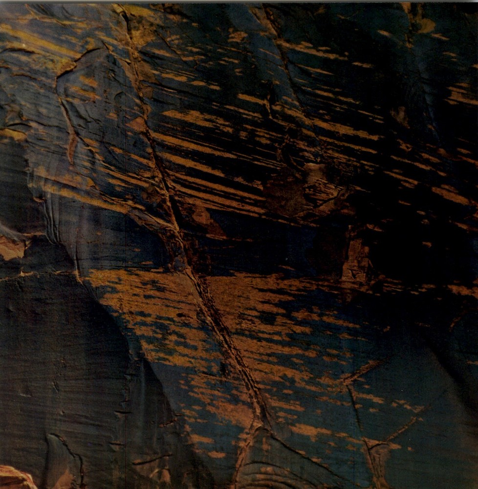 1962 Eliot Porter Glen Canyon Wall Study Flaking Desert Varnish Photo Gravure