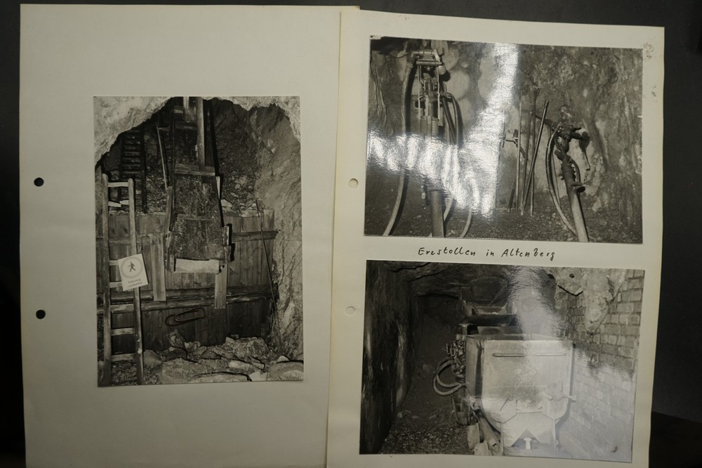 Photo View Altenberg Erzgebirge Tunnel Mine Sign Technology Pit Lot Picture