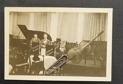S Photo Portrait Richard Zeuner Musician Advertising Sign Cello Instrument Piano