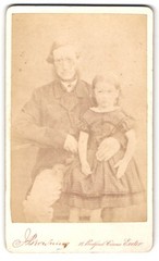 Photograph J. Browning, Exeter, Bedford Circus 11, An Elderly Gentleman with a k