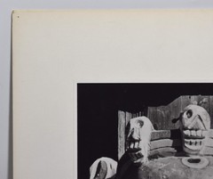 J.W. Howlett Black + White Photograph of a Statue of an Asian Lion or Dragon