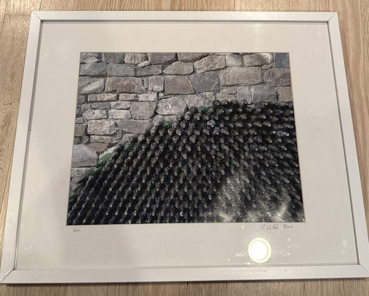 VINO, by C. Velas 9/2013 Photograph Wall Art Print, Wine Home/Restaurant Decor