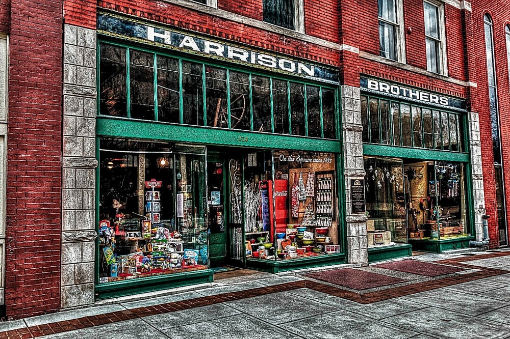 Harrison Brothers Hardware Storefront 12 x 18 Huntsville AL Fine Art Print