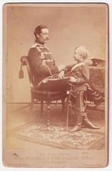 Wilhelm II Prince Friedrich Wilhelm – Portrait Cabinet Photo Vintage Photo 1885.
