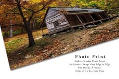 Great Smoky Mountains Photography Print – Ogle Cabin near Gatlinburg Tennessee
