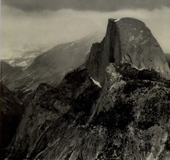 1949 Ansel Adams Yosemite Half Dome Glacier Point Original Art Photo Gravure