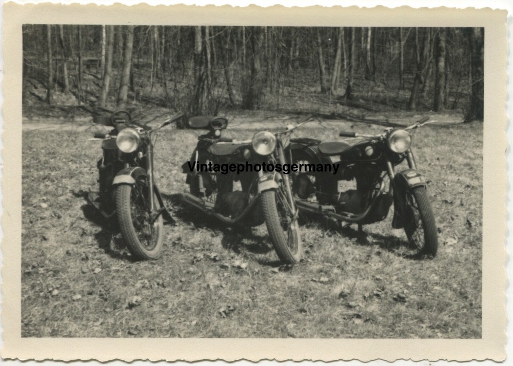 Z120 Photo 1950s Motorcycle Vintage Bike Krad