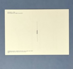 Chicago 1950 Art Print Card Photo By Harry Callahan Fotofolio 4”x6”