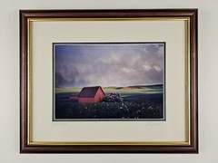 ART – Original Signed John Clement 35mm Photograph 16×13 Framed Modern Landscape