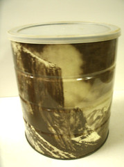 ANSEL ADAMS Winter Morning Yosemite Valley HILLS BROS. COFFEE CAN 1969 with LID