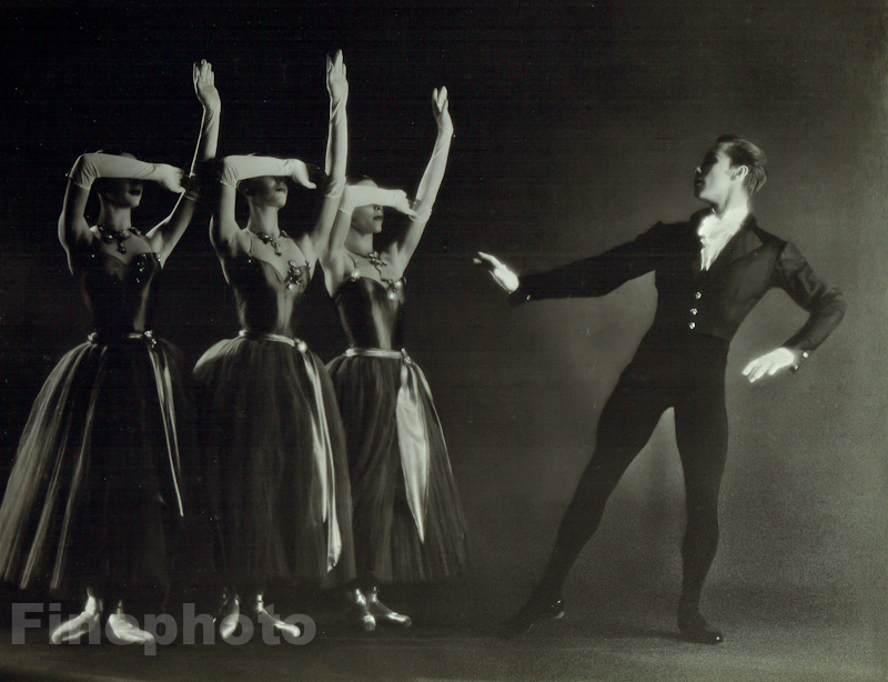 1951 NEW YORK CITY BALLET Dance LA VALSE Large 10×13 Photo ~ GEORGE PLATT LYNES