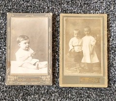 CDV Photo Children, 1917. Child. Girl. Vintage photo of a girl. 2