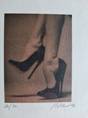 Vintage Original Karl STOECKER Foot Shoe Fetish Art Photograph Photo