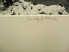 MATTED PHOTOGRAPHY Soulful Stone A/P B&W with COA 16×20 By Larry Santucci