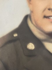 Military Soldier 8″ x 10″ Color Transparency Photograph WWI WWII Era War Army