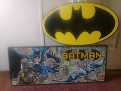 Batman Joker Robin Comic Art Poster Print Collage Lot DC Comics Superheroes