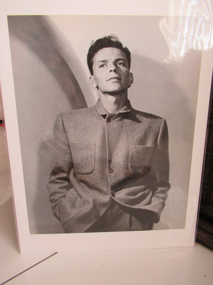 Frank Sinatra portrait photograph litho by Philippe Halsman 10×13 COA MINT OOAK!