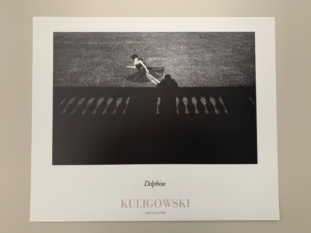 DELPHINE , SAINT-CLOUD,1982 PHOTO BY KULIGOWSKI MEGA RARE 1980’s ART PRINT