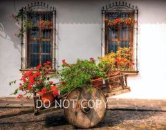 16X20 ART PHOTO, DOWNTOWN ANTIGUA GUATEMALA, GUATEMALAN, FINE ART