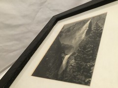 Photography by Ansel Adams-Waterfalls-10.75” X 12.75” Framed/Matted Photo Print