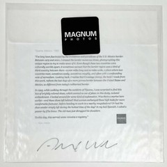 RARE Alex Webb SIGNED Magnum Print 6″ x 6″ Tijuana Mexico 1995