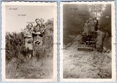 2x Rewahl West Pomerania 1939 – Family – 1930s Poland Rewal – Photo 6x9cm