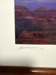 Signed Dryography Photography By SOA Sunset The Grand Canyons Landscape