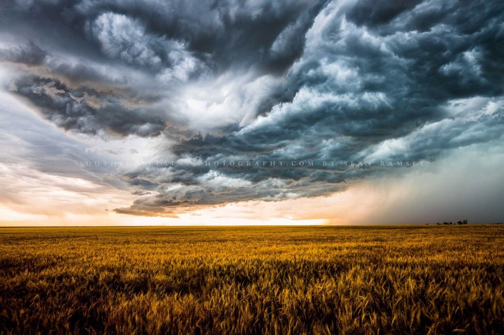 Storm Clouds Photography Print Stormy Sky Picture Colorado Photo Western Decor