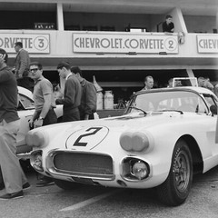 Photo Paper Analog 24 Hours Of Le Mans Chevrolet 1960 Format 30x30cm