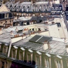 Original Vintage Photo «Roof Tops of Paris» by Louis J. Spear (1984) – Signed