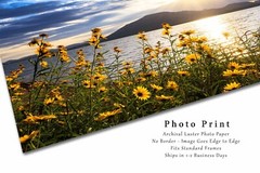 Mount Scott and Lake Lawtonka Wichita Mountains Oklahoma Photography Print