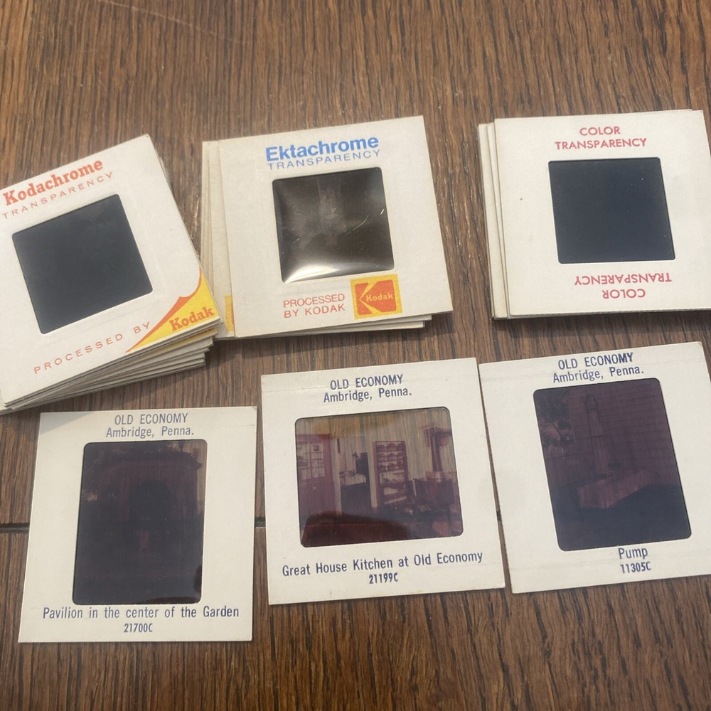 ORIGINAL VINTAGE 35MM SLIDE Slides Random Things Lot Of 22