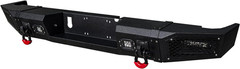 For 2010-2018 Ram 2500/3500 New Steel New Rear Bumper with Lights&D-Rings（Black