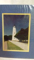 Ocracoke Light Fine Art Lighthouse Photography 5”x7” Matted John A Kuhn NC