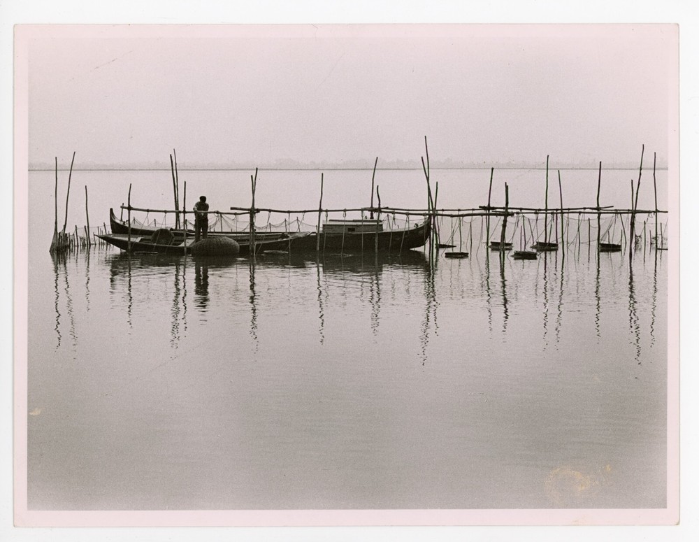 Vintage Original Press Photo of Venice Italy by Fulvio Roiter Leitz 1950