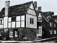 DR KC BROWN AUSTRALIAN LARGE PHOTOGRAPH B&W «TUDOR STYLE HOUSE » 1980