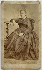 orig. CDV photo photograph around 1860 lady woman Sigmaringen Bak Ferdinand