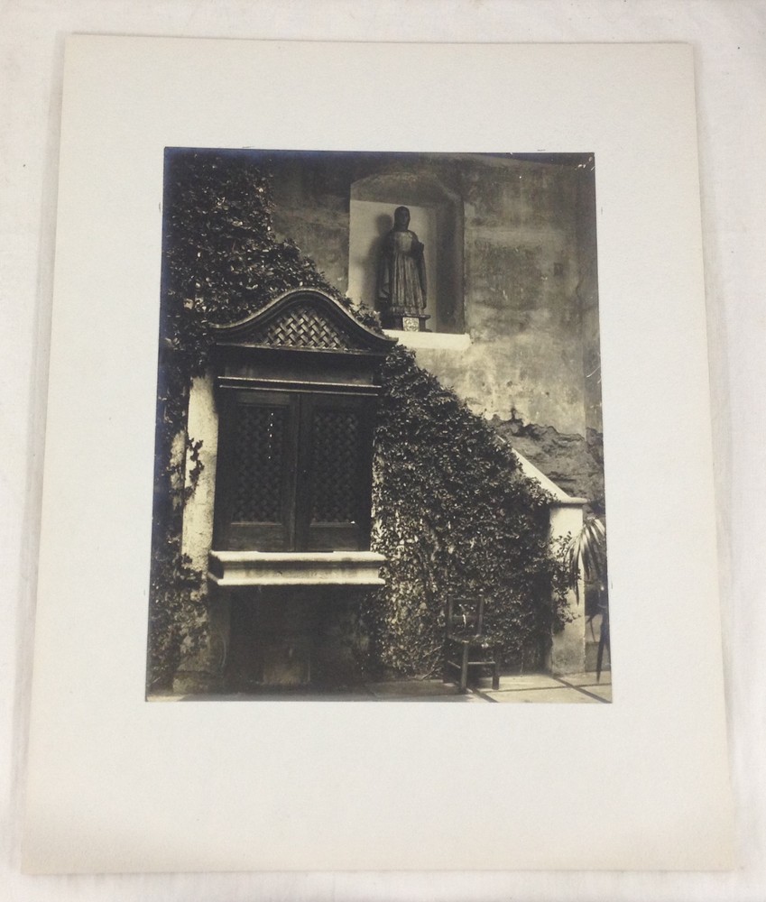 Vintage Black & White Photo M Kazan CASA DEL CAERMEN ANTIGUA GUATEMALA 1968 #13