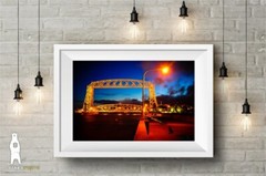 Duluth MN, Ariel Lift Bridge – Fine Art Photography Prints – Minnesota Gifts